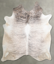 Light Brindle XX-Large Brazilian Cowhide Rug 7'7"H x 6'7"W #A54208 by Hudson Hides