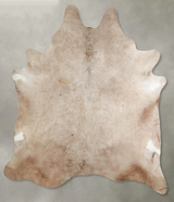 Champagne XX-Large Brazilian Cowhide Rug 8'3"H x 7'4"W #A54213 by Hudson Hides