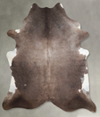Taupe X-Large Brazilian Cowhide Rug 7'3"H x 6'4"W #A54214 by Hudson Hides