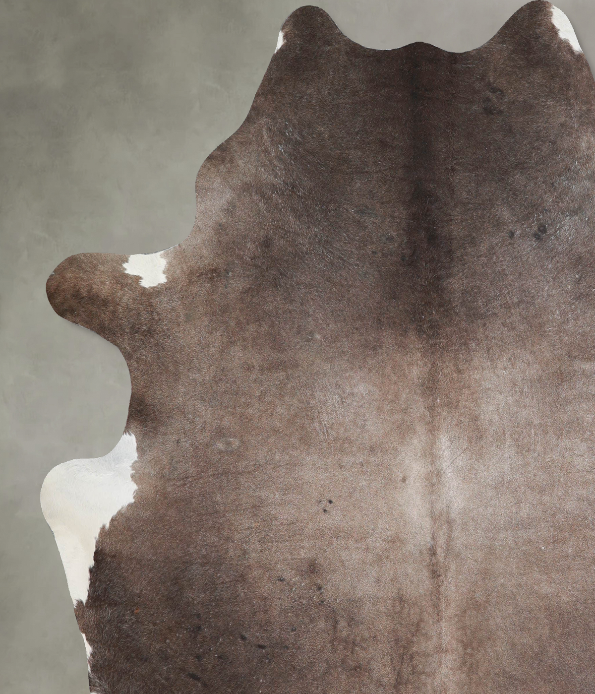 Taupe X-Large Brazilian Cowhide Rug 7'3"H x 6'4"W #A54214 by Hudson Hides