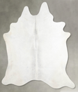 Light Grey XX-Large Brazilian Cowhide Rug 7'8"H x 7'1"W #A54231 by Hudson Hides