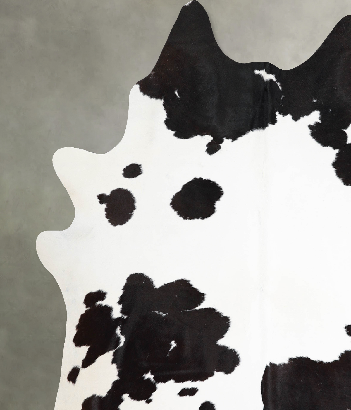 Black and White XX-Large Brazilian Cowhide Rug 8'2"H x 7'4"W #A54236 by Hudson Hides