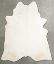 Ivory with Beige XX-Large Brazilian Cowhide Rug 7'8"H x 6'8"W #A54246 by Hudson Hides