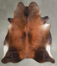 Warm Caramel X-Large Brazilian Cowhide Rug 6'10"H x 6'5"W #A54247 by Hudson Hides