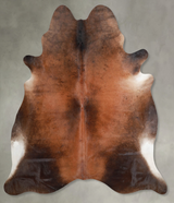 Warm Caramel X-Large Brazilian Cowhide Rug 6'10"H x 6'5"W #A54247 by Hudson Hides