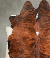 Medium Brindle X-Large Brazilian Cowhide Rug 6'9"H x 6'11"W #A54248 by Hudson Hides