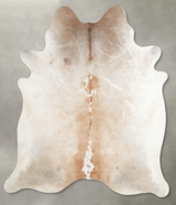 Light Caramel X-Large Brazilian Cowhide Rug 7'0"H x 6'4"W #A54250 by Hudson Hides
