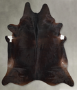 Chocolate XX-Large Brazilian Cowhide Rug 8'7"H x 7'10"W #A54255 by Hudson Hides