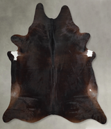 Chocolate XX-Large Brazilian Cowhide Rug 8'7"H x 7'10"W #A54255 by Hudson Hides