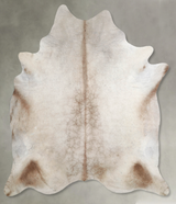 Champagne XX-Large Brazilian Cowhide Rug 8'3"H x 7'4"W #A54265 by Hudson Hides