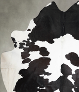 Black and White XX-Large Brazilian Cowhide Rug 9'4"H x 7'8"W #A54267 by Hudson Hides