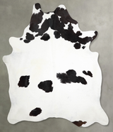 Black and White XX-Large Brazilian Cowhide Rug 8'9"H x 7'5"W #A54269 by Hudson Hides
