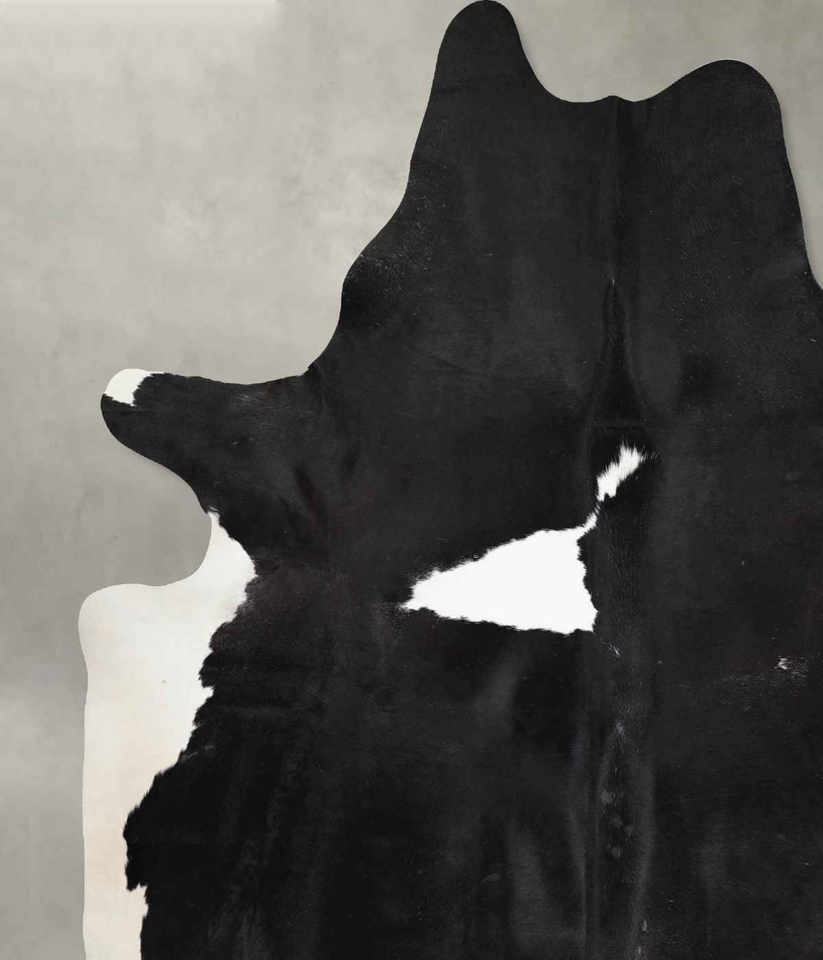 Black and White XX-Large Brazilian Cowhide Rug 8'6"H x 6'11"W #A54273 by Hudson Hides
