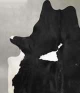 Black and White XX-Large Brazilian Cowhide Rug 8'6"H x 6'11"W #A54273 by Hudson Hides