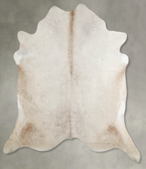 Champagne XX-Large Brazilian Cowhide Rug 7'7"H x 7'2"W #A54277 by Hudson Hides