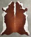 Hereford X-Large Brazilian Cowhide Rug 7'0"H x 7'0"W #A54278 by Hudson Hides