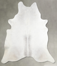 Light Grey XX-Large Brazilian Cowhide Rug 7'4"H x 6'10"W #A54280 by Hudson Hides