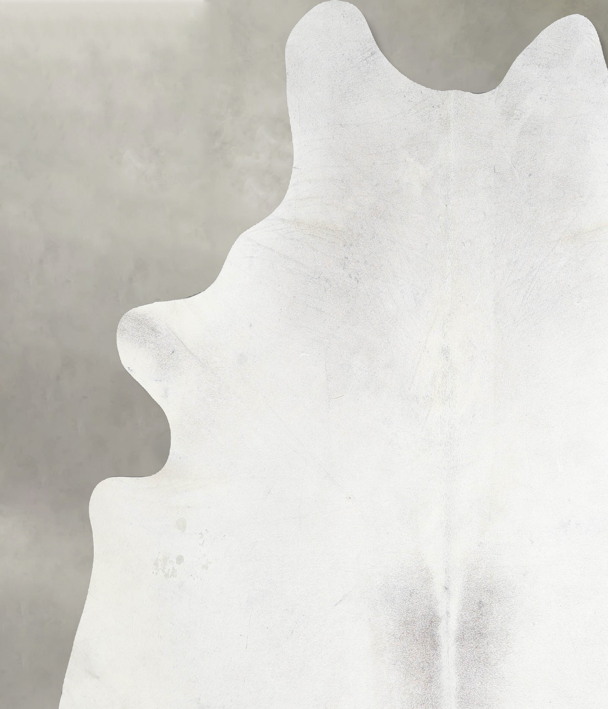 Light Grey XX-Large Brazilian Cowhide Rug 7'4"H x 6'10"W #A54280 by Hudson Hides