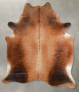Warm Caramel X-Large Brazilian Cowhide Rug 7'7"H x 6'6"W #A54282 by Hudson Hides