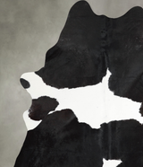 Black and White XX-Large Brazilian Cowhide Rug 8'2"H x 6'2"W #A54283 by Hudson Hides
