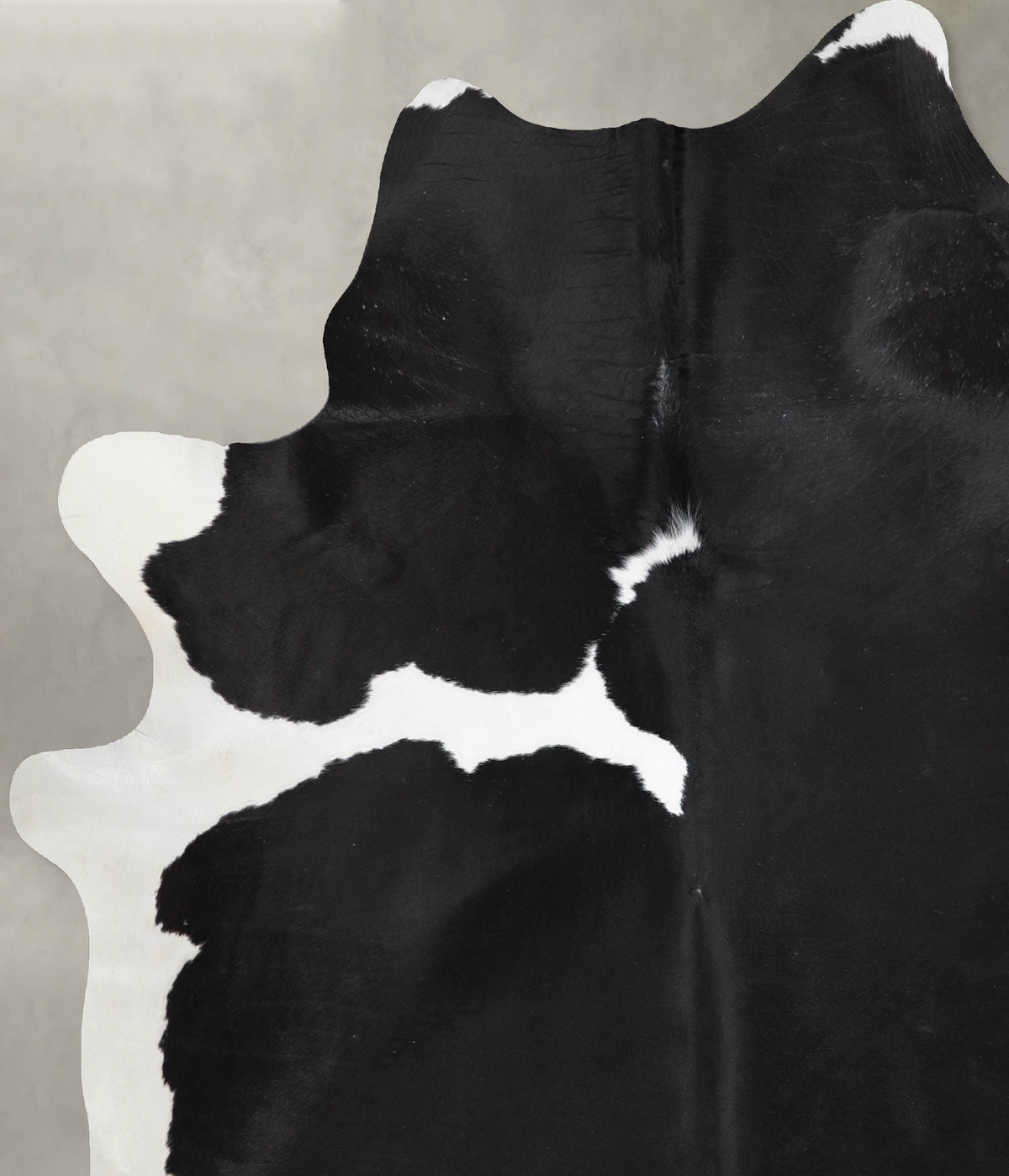 Black and White X-Large Brazilian Cowhide Rug 7'6"H x 6'5"W #A54284 by Hudson Hides
