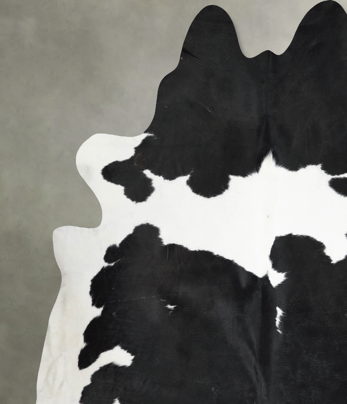 Black and White XX-Large Brazilian Cowhide Rug 8'8"H x 7'11"W #A54286 by Hudson Hides