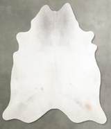 Light Grey XX-Large Brazilian Cowhide Rug 7'7"H x 6'8"W #A54292 by Hudson Hides