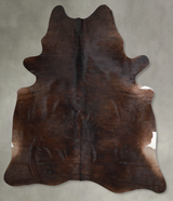 Chocolate XX-Large Brazilian Cowhide Rug 8'2"H x 6'9"W #A54296 by Hudson Hides
