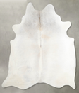 Grey with Beige XX-Large Brazilian Cowhide Rug 8'0"H x 6'11"W #A54298 by Hudson Hides