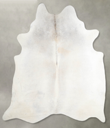 Grey with Beige XX-Large Brazilian Cowhide Rug 8'0"H x 6'11"W #A54298 by Hudson Hides