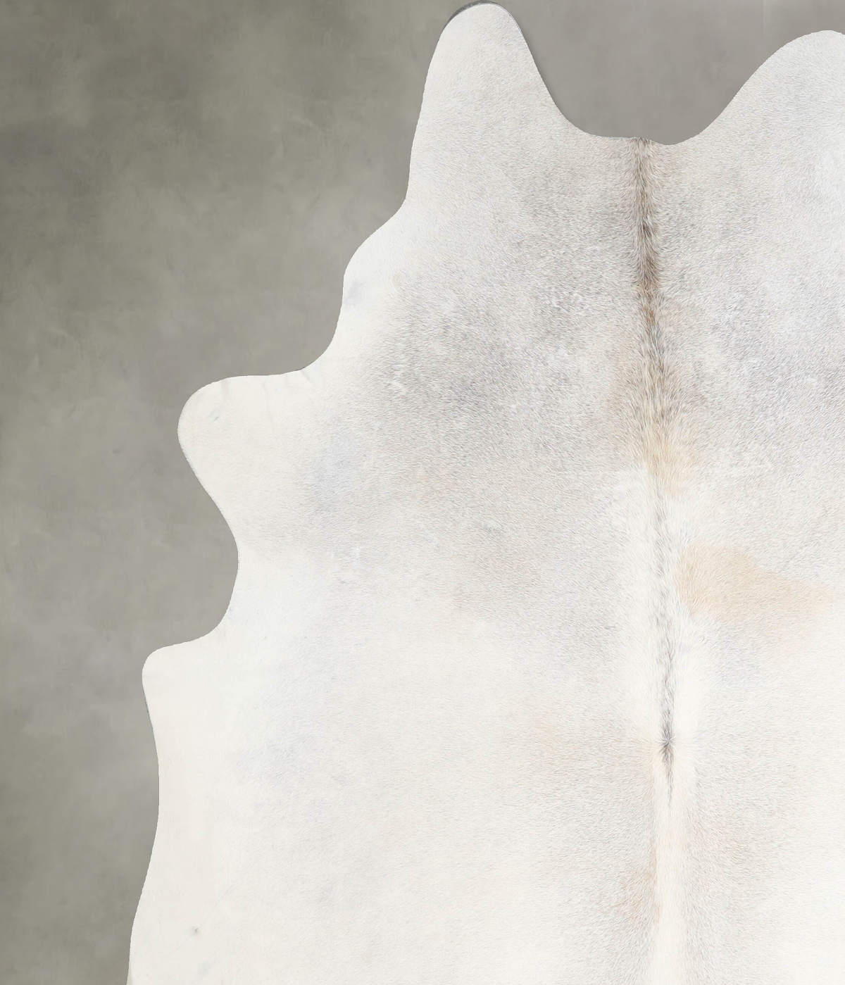 Grey with Beige XX-Large Brazilian Cowhide Rug 8'0"H x 6'11"W #A54298 by Hudson Hides