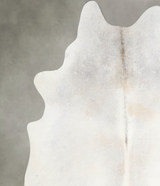 Grey with Beige XX-Large Brazilian Cowhide Rug 8'0"H x 6'11"W #A54298 by Hudson Hides