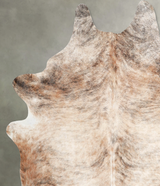 Light Brindle XX-Large Brazilian Cowhide Rug 8'3"H x 7'0"W #A54299 by Hudson Hides
