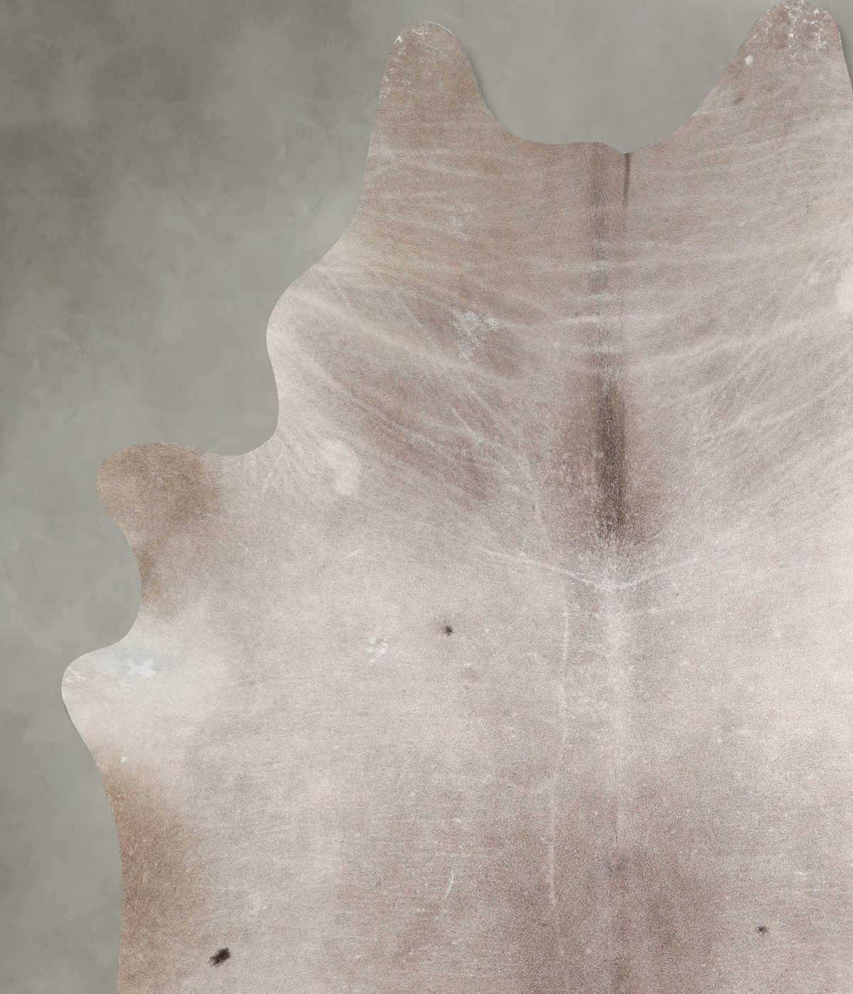 Taupe XX-Large Brazilian Cowhide Rug 7'8"H x 6'8"W #A54300 by Hudson Hides