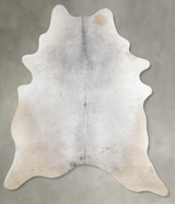 Medium Grey XX-Large Brazilian Cowhide Rug 8'2"H x 6'4"W #A54305 by Hudson Hides