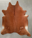 Solid Brown XX-Large Brazilian Cowhide Rug 8'8"H x 7'8"W #A54306 by Hudson Hides
