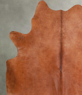 Solid Brown XX-Large Brazilian Cowhide Rug 8'2"H x 7'0"W #A54307 by Hudson Hides