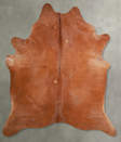 Solid Brown X-Large Brazilian Cowhide Rug 7'10"H x 6'4"W #A54309 by Hudson Hides