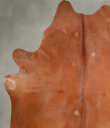 Solid Brown X-Large Brazilian Cowhide Rug 7'10"H x 6'4"W #A54309 by Hudson Hides