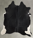 Black and White XX-Large Brazilian Cowhide Rug 7'10"H x 6'10"W #A54315 by Hudson Hides
