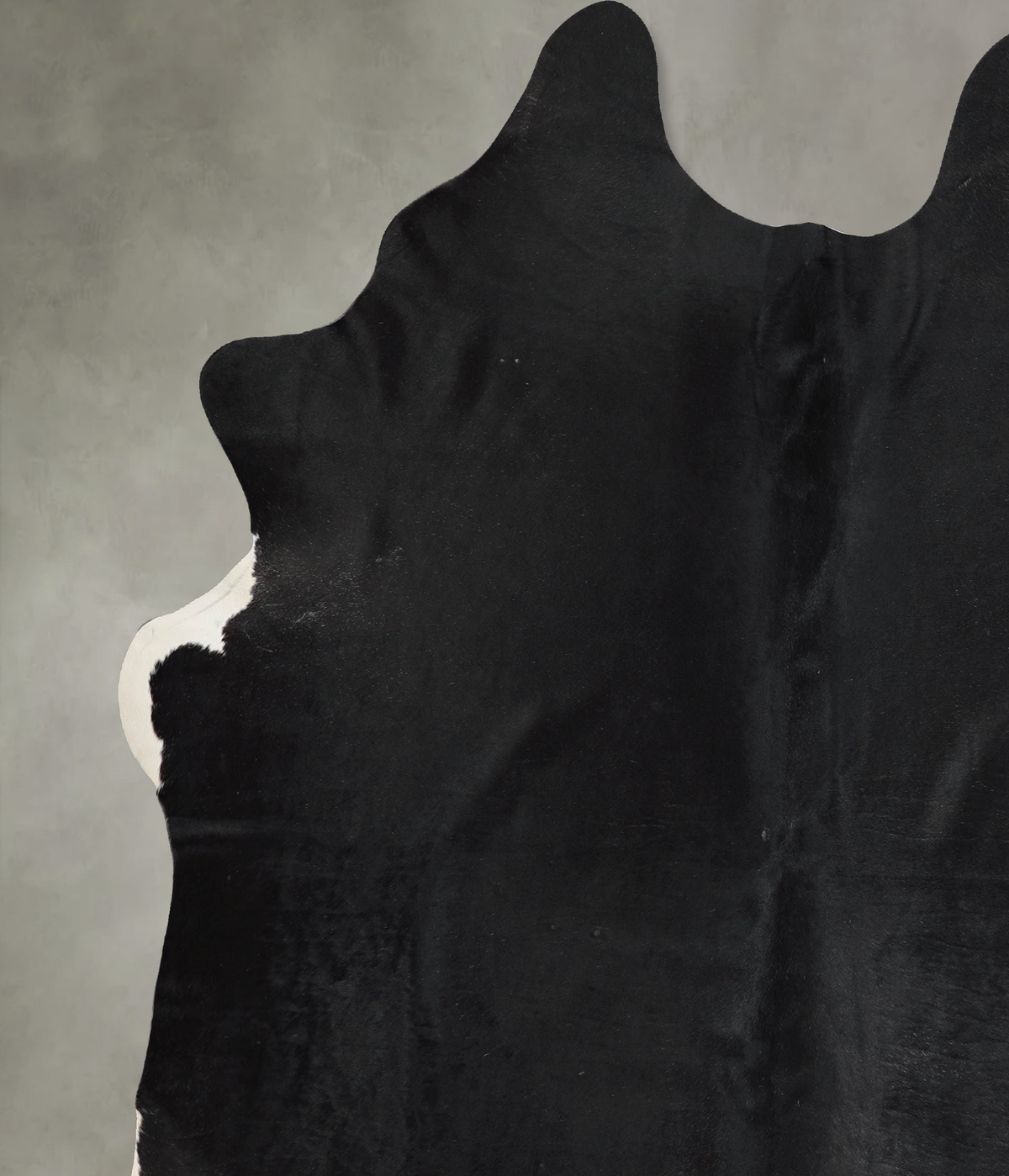 Black and White XX-Large Brazilian Cowhide Rug 7'10"H x 6'10"W #A54315 by Hudson Hides