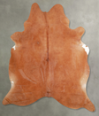 Solid Brown X-Large Brazilian Cowhide Rug 7'9"H x 6'5"W #A54324 by Hudson Hides