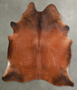 Warm Caramel X-Large Brazilian Cowhide Rug 7'5"H x 6'4"W #A54325 by Hudson Hides
