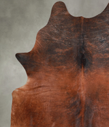 Warm Caramel XX-Large Brazilian Cowhide Rug 9'0"H x 7'9"W #A54327 by Hudson Hides