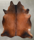 Warm Caramel X-Large Brazilian Cowhide Rug 7'2"H x 6'5"W #A54328 by Hudson Hides