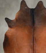 Warm Caramel X-Large Brazilian Cowhide Rug 7'2"H x 6'5"W #A54328 by Hudson Hides