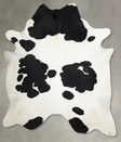 Black and White XX-Large Brazilian Cowhide Rug 8'2"H x 7'4"W #A54332 by Hudson Hides