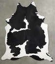 Black and White XX-Large Brazilian Cowhide Rug 8'9"H x 7'6"W #A54334 by Hudson Hides