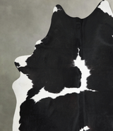 Black and White XX-Large Brazilian Cowhide Rug 8'9"H x 7'6"W #A54334 by Hudson Hides