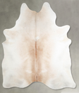 Grey with Beige XX-Large Brazilian Cowhide Rug 8'4"H x 6'9"W #A54338 by Hudson Hides